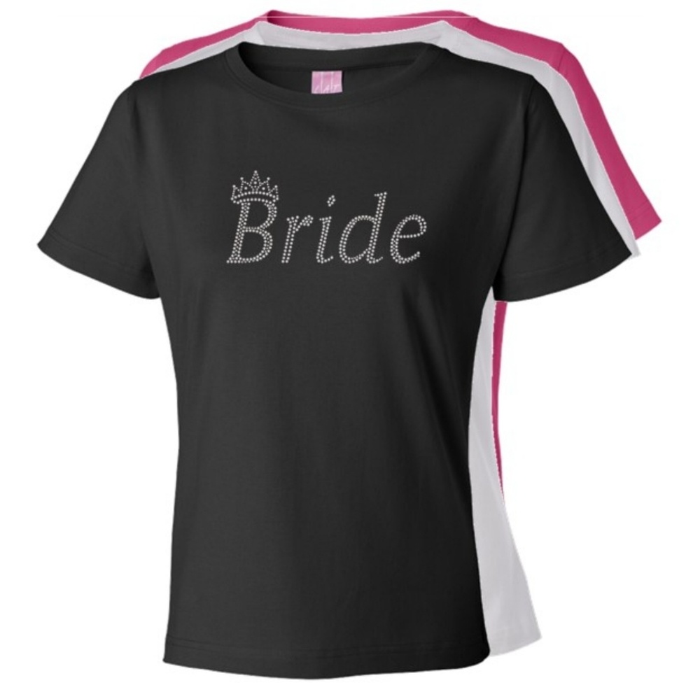 Princess Crown Bride Rhinestone Tee